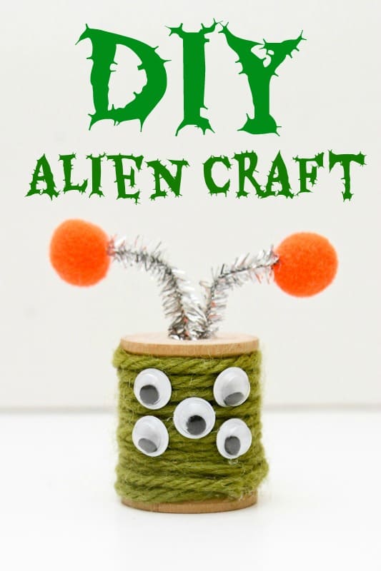 DIY Alien Space craft for kids