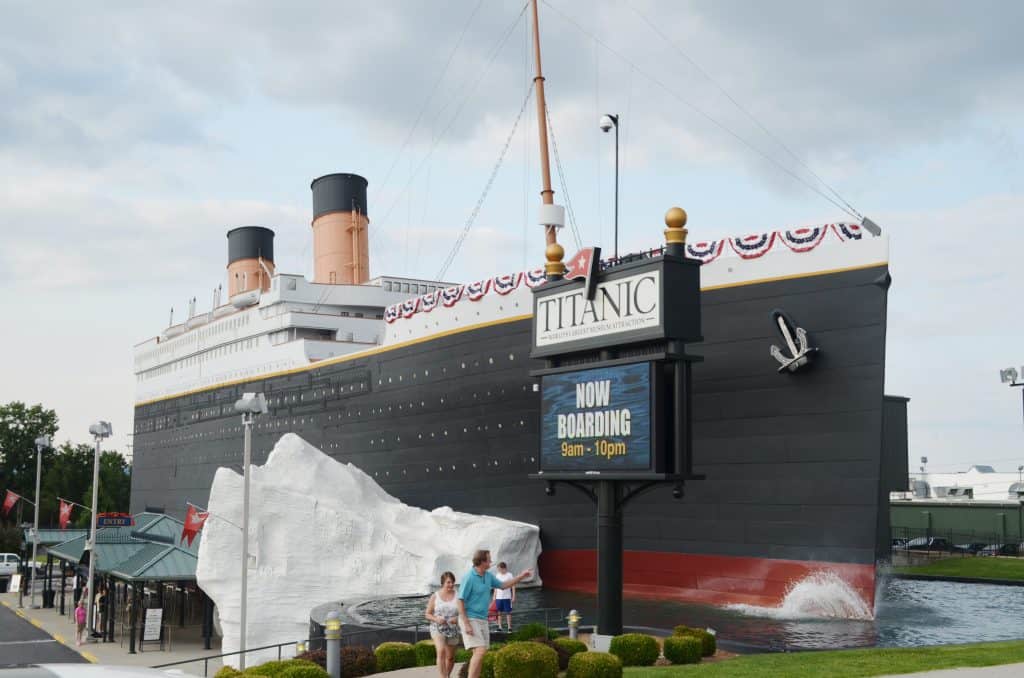 Experiencing the Titanic Museum with Kids in Branson, MO 