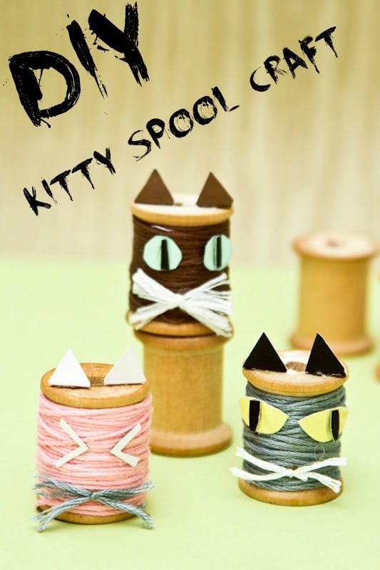 Diy Kitty Spool Craft Tutorial