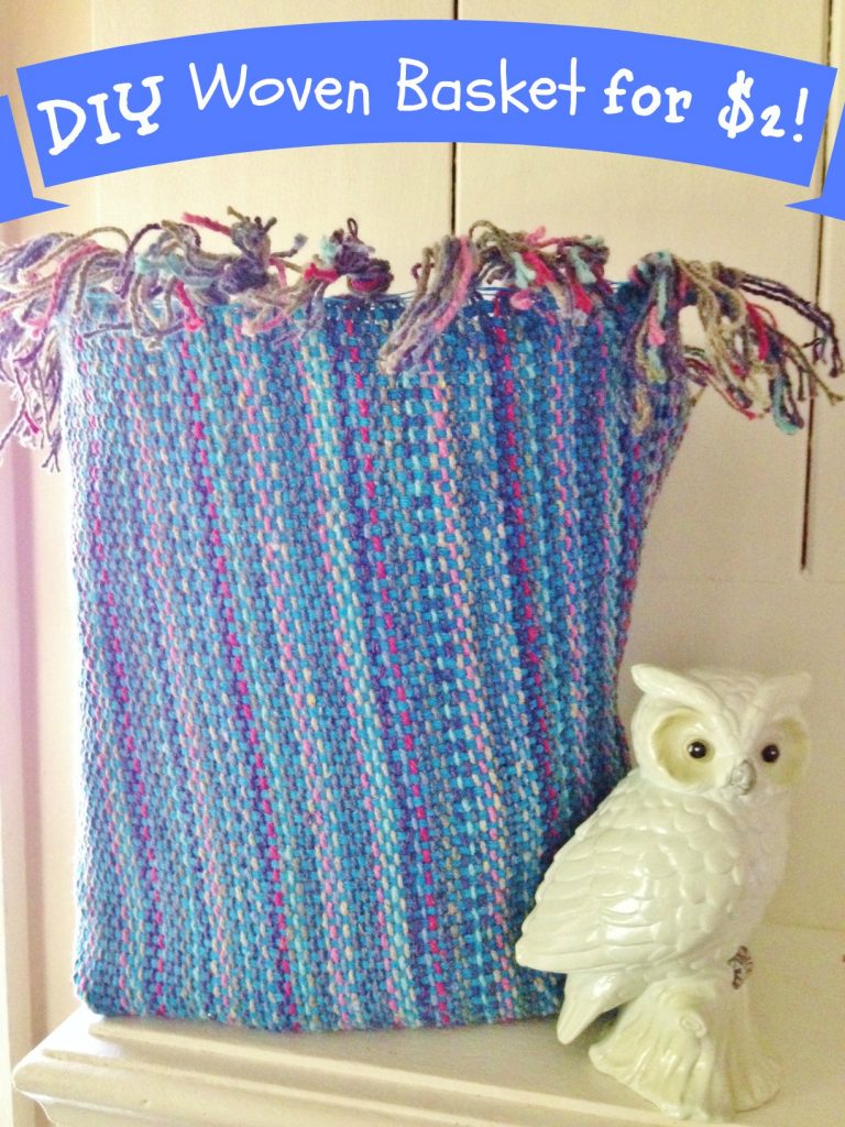 DIY woven basket