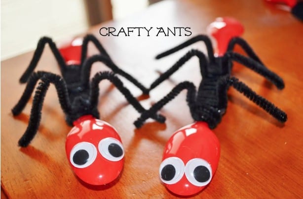 Bug Craft for Kids: Ant Spoons Spring Craft Tutorial