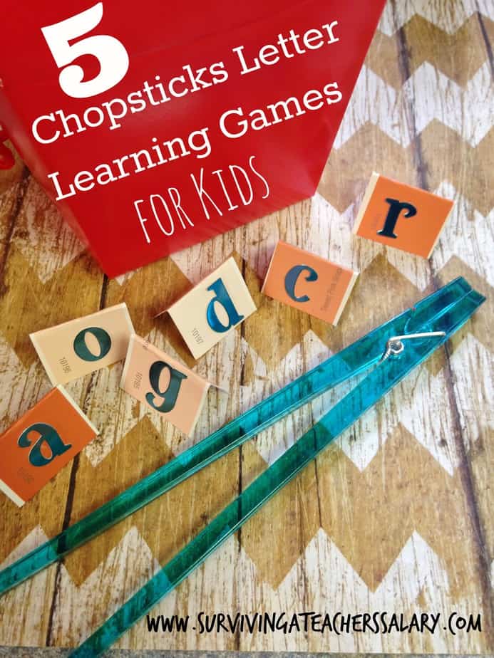 chopsticks learning letter games for kids