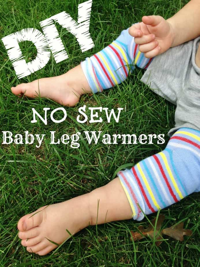 DIY No Sew Baby Leg Warmers - Frugal Baby Idea