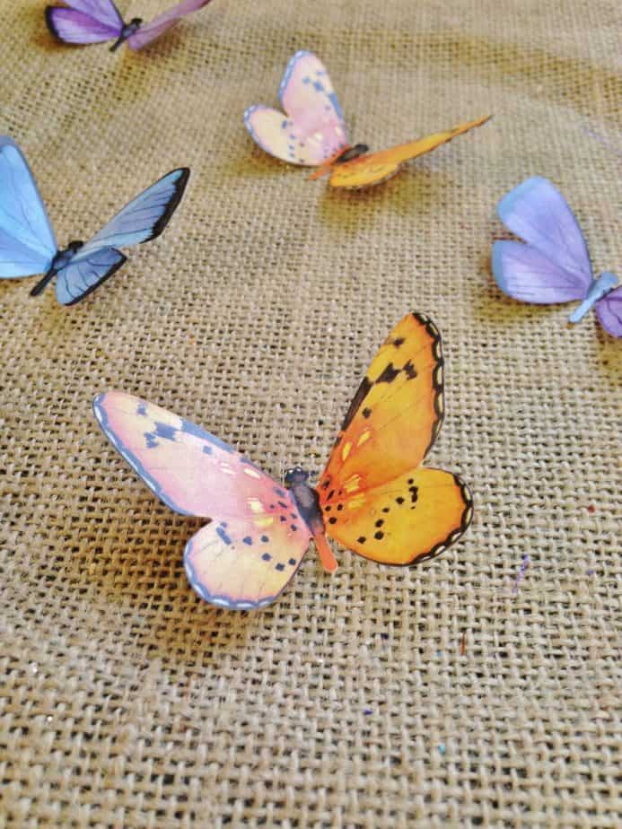 budget friendly butterfly spring wreath