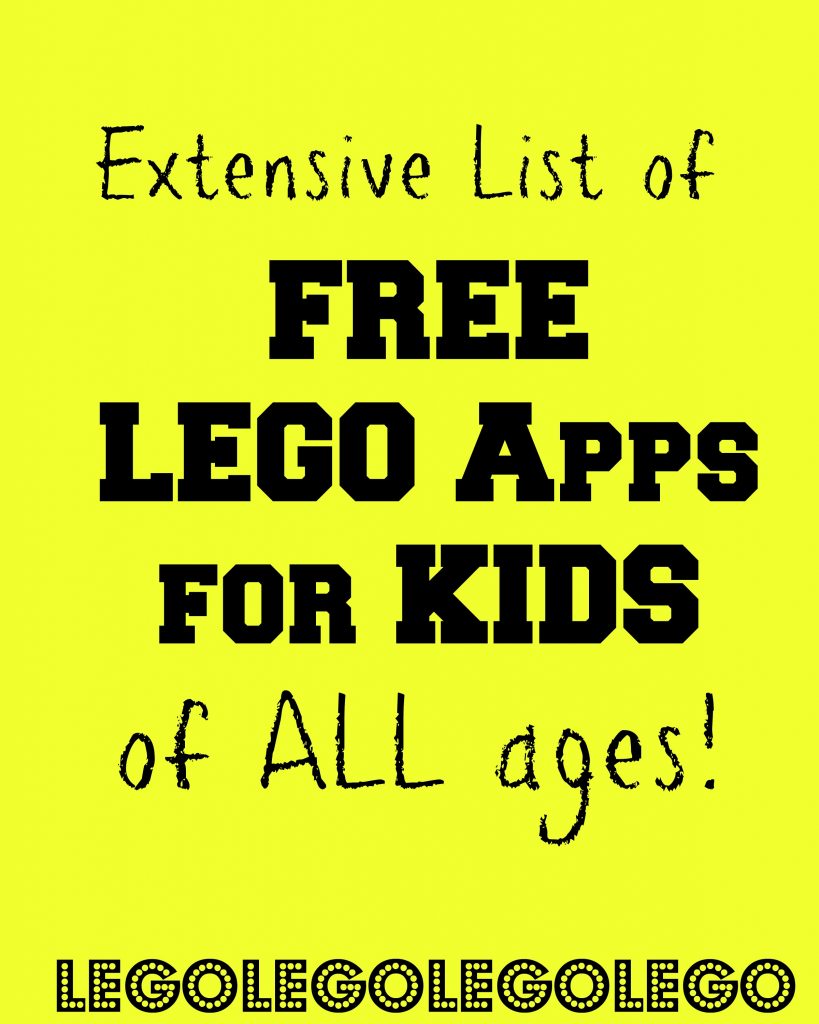 list of free lego apps for kids