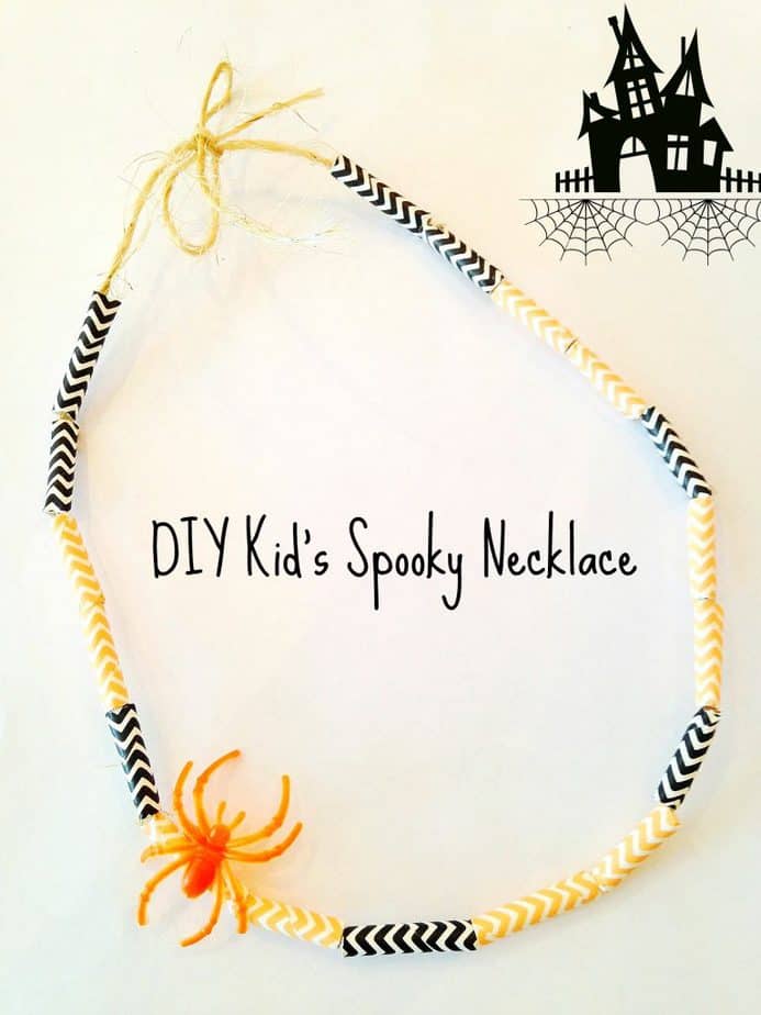 DIY Kid's Spooky Necklace Craft