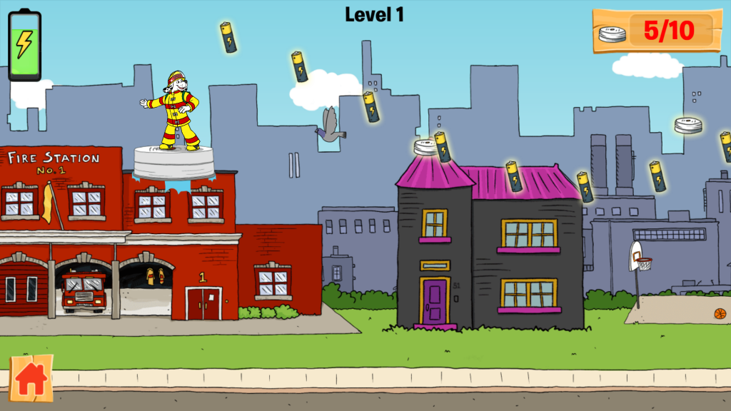 Spark Missing Smoke Alarm Fire Prevention app for kids