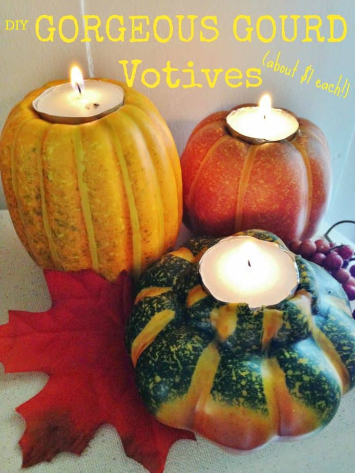 gourd fall DIY home decor