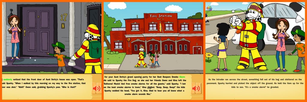 sparky app book for kids