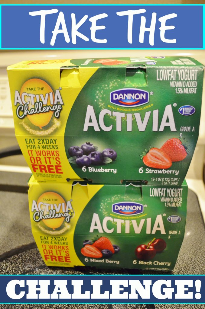 take the dannon activia challenge