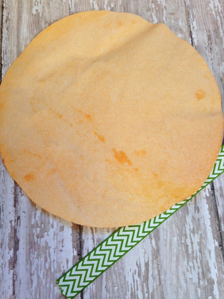 Petite Pumpkin Preschool Coffee Filter Craft for Kids