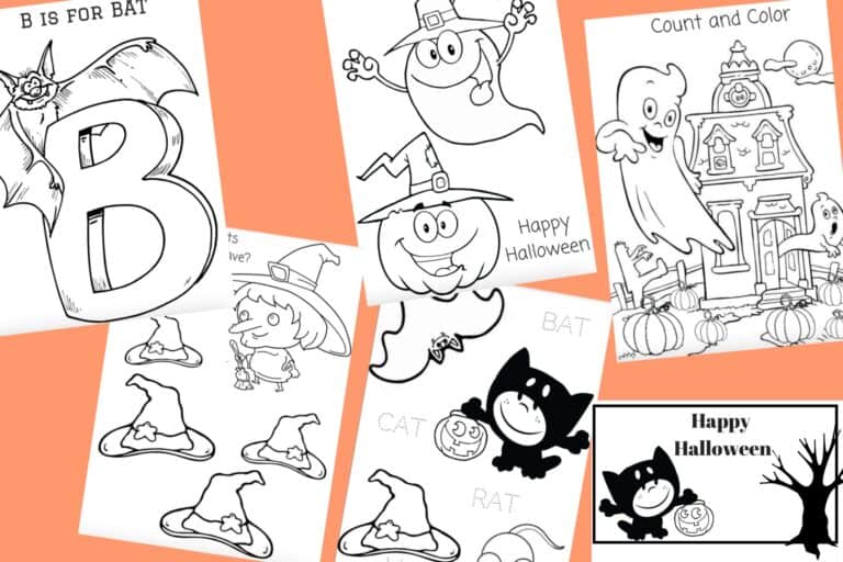 FREE Educational Halloween Printables – Counting, Rhyming, & MORE!