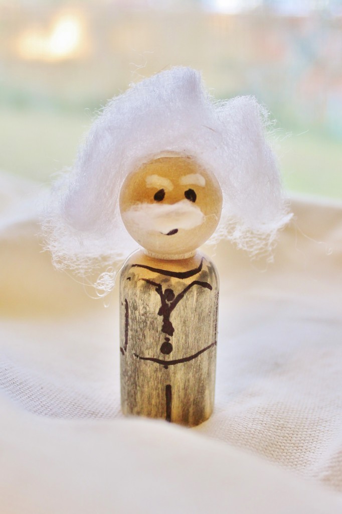 einstein DIY action figure doll