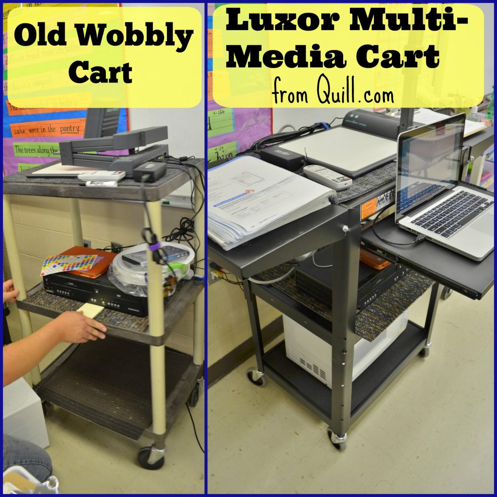 quill luxor media cart Collage