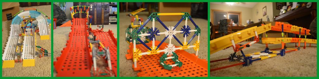 K'NEX Mini Golf set Collage