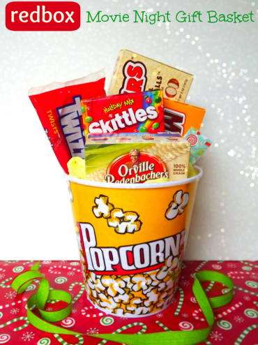 Family Movie Night Teacher Movie Gift Basket Idea