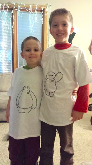 DIY Disney Big Hero 6 Baymax Shirts