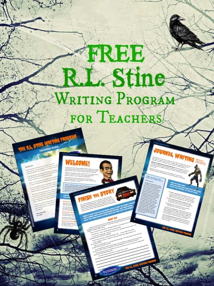 FREE Printable R.L. Stine Writing Paper & Classroom Kit