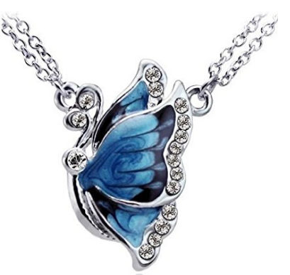 cheap butterfly necklace