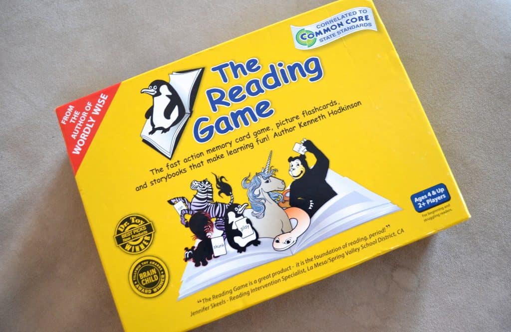 The Reading Game review for kids learning to read