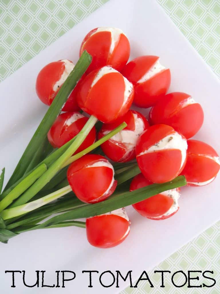 fancy tulip flower tomatoes