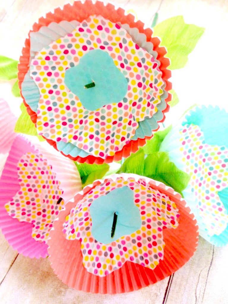 Cupcake Flower Bouquet Craft