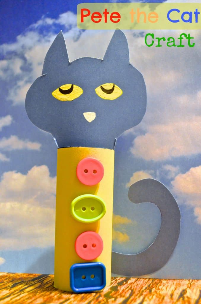 pete the cat toilet paper tube craft for kids