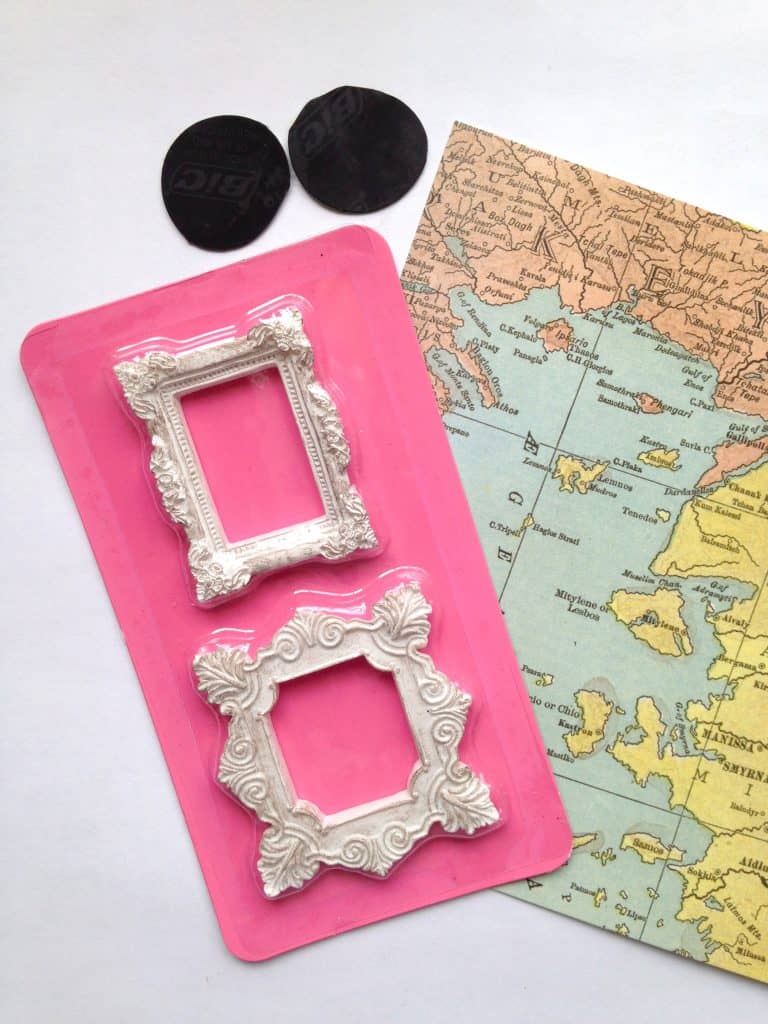 Map Magnets Craft Tutorial