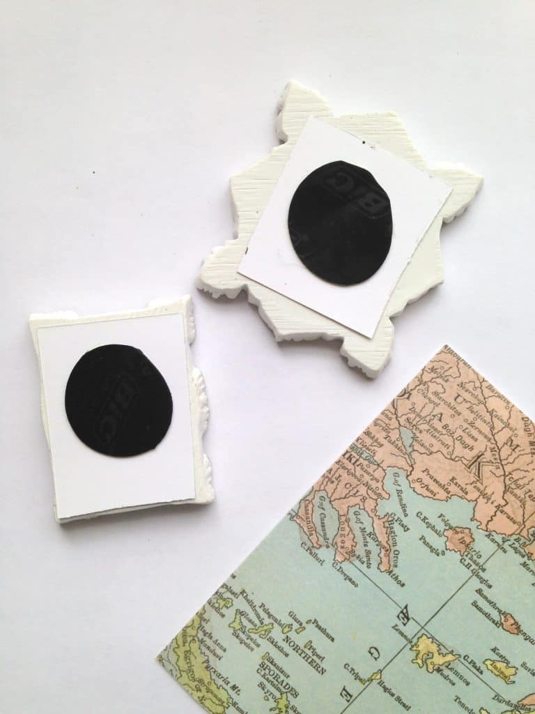 Travel Map Magnets DIY Keepsake Tutorial