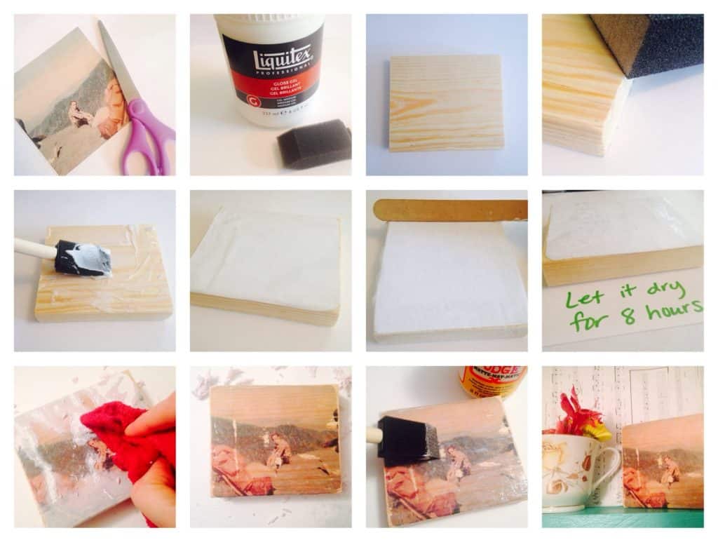 DIY Tutorial Transferring Photos to Wood