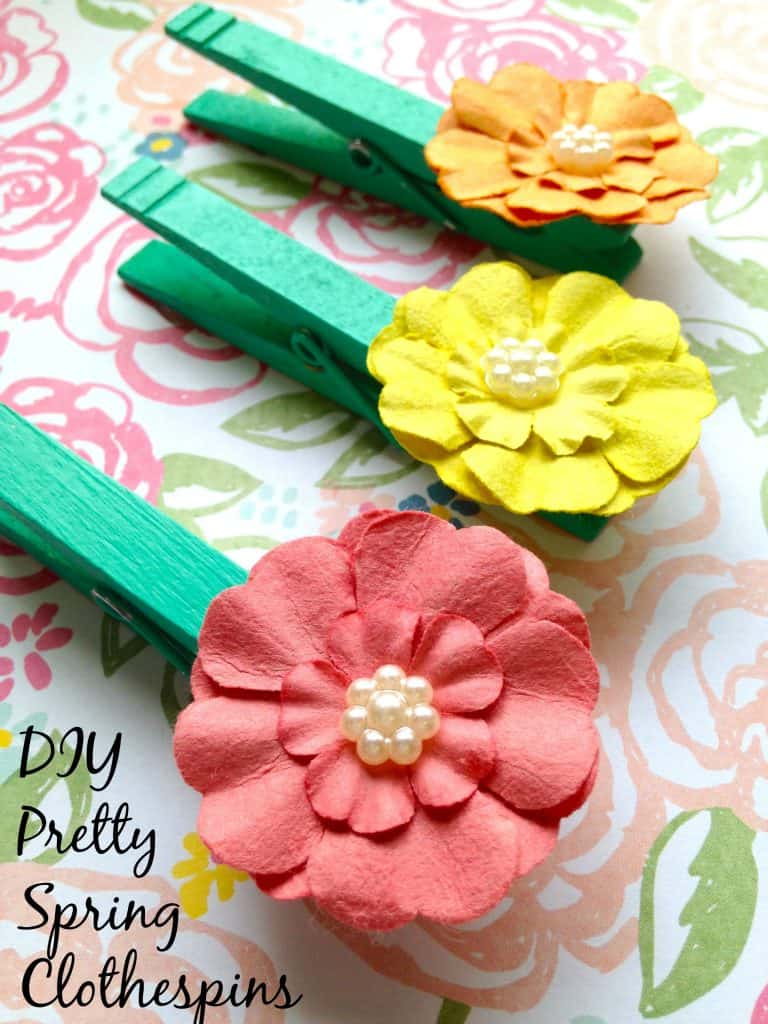 DIY Home Decor Spring Clothespins