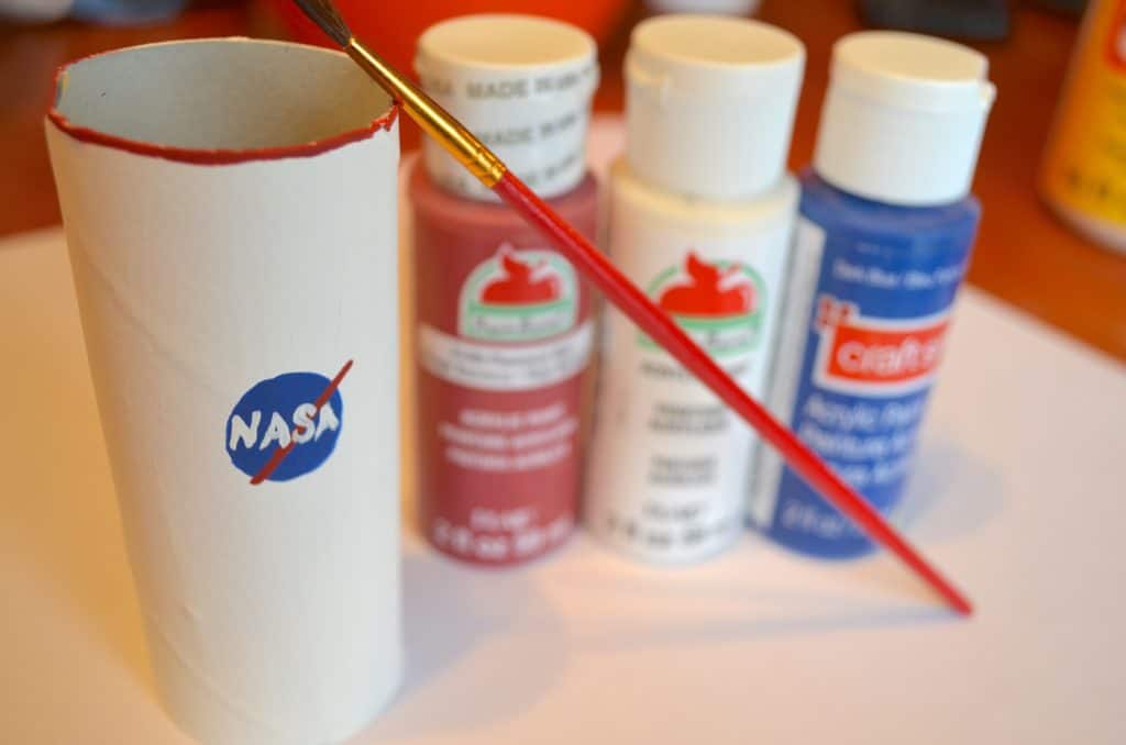 Astronaut Toilet Paper Tube Space Craft