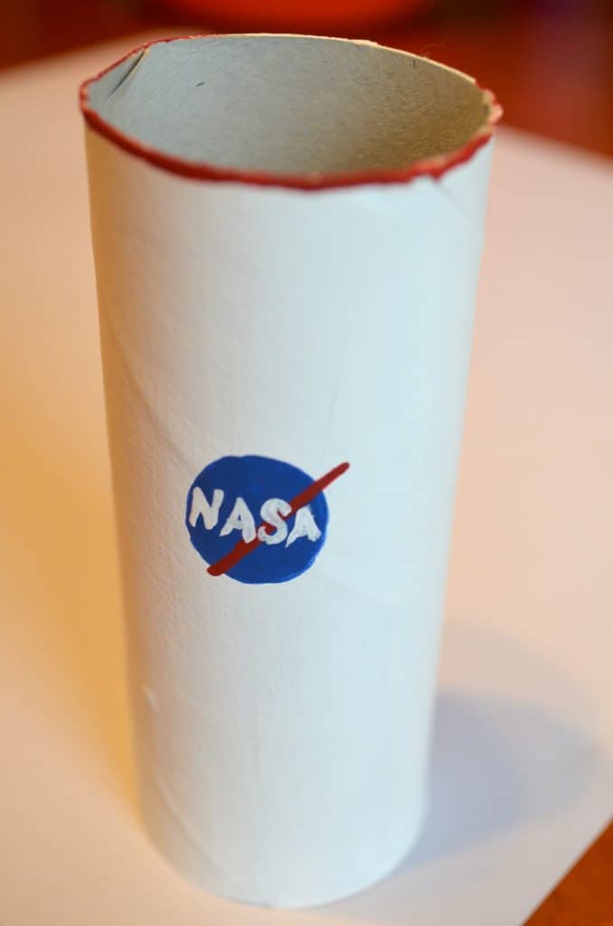 Astronaut Toilet Paper Tube Space Craft