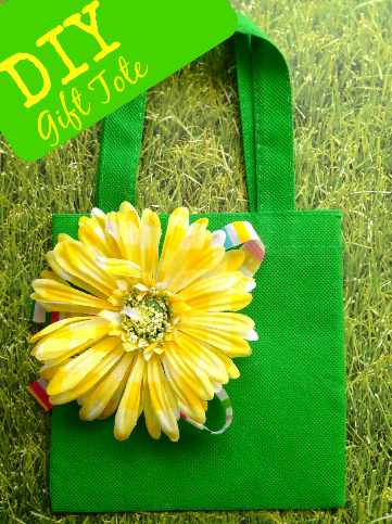 DIY Flower Gift Craft Tote Bag