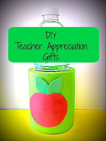 green drink koozie apple teacher appreciation gift