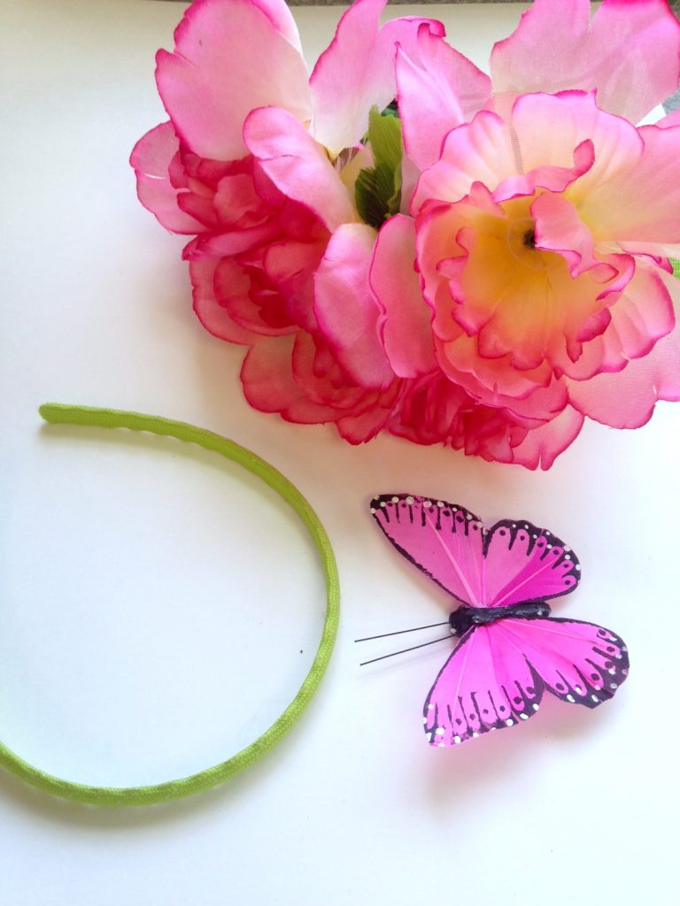 DIY Girls Butterfly Headband Tutorial