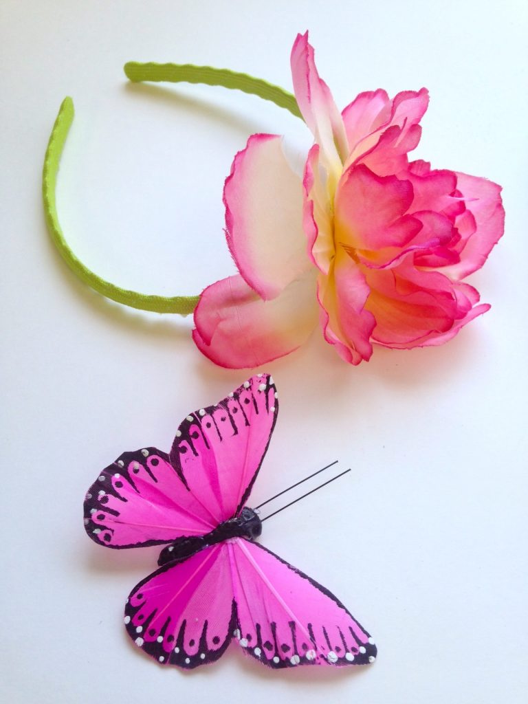 DIY Girls Butterfly Headband Tutorial