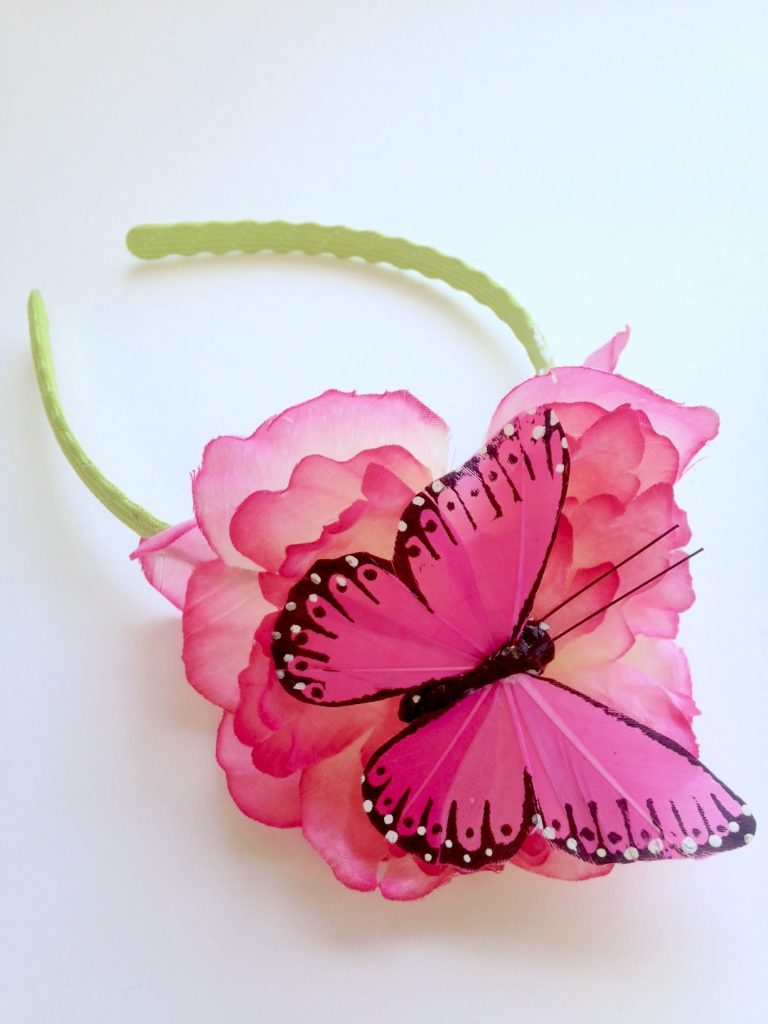 DIY Girls Butterfly Headband Tutorial