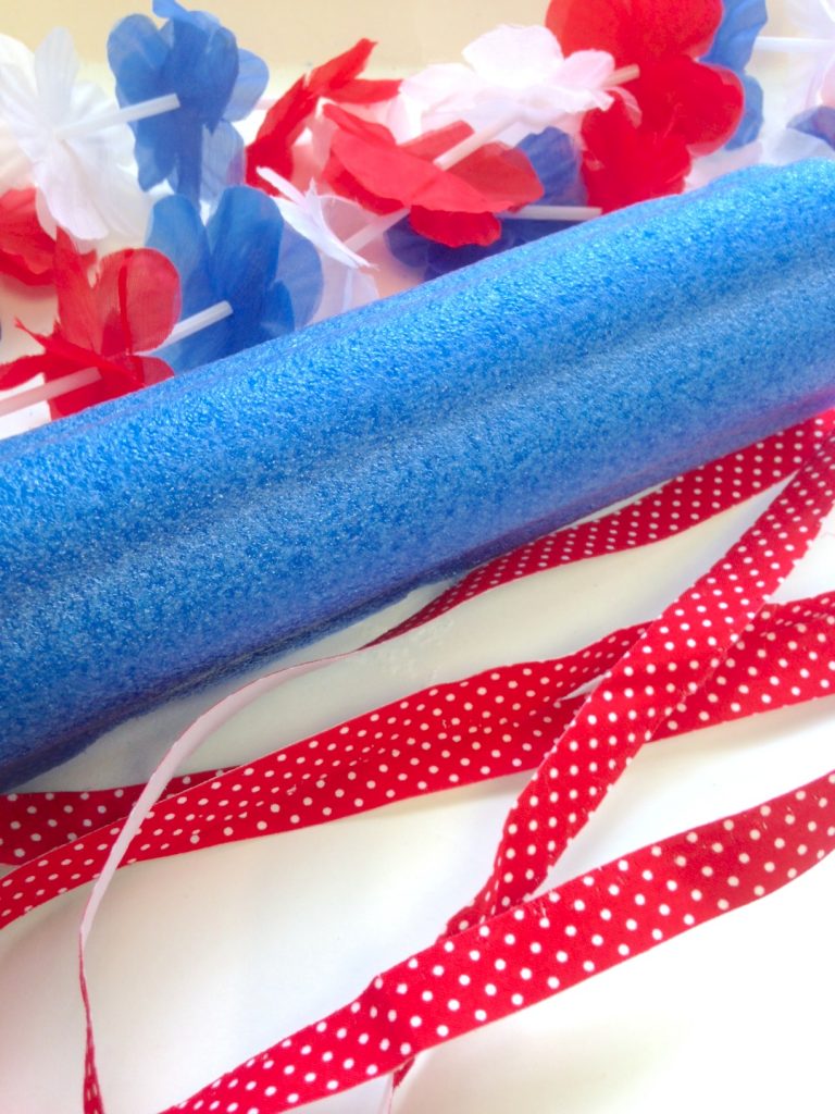 patriotic pool noodle craft