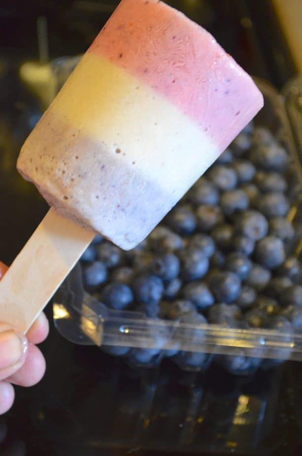 Frozen Yogurt Patriotic Popsicle Recipe