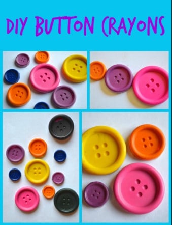 DIY Button Crayons Tutorial for Kids