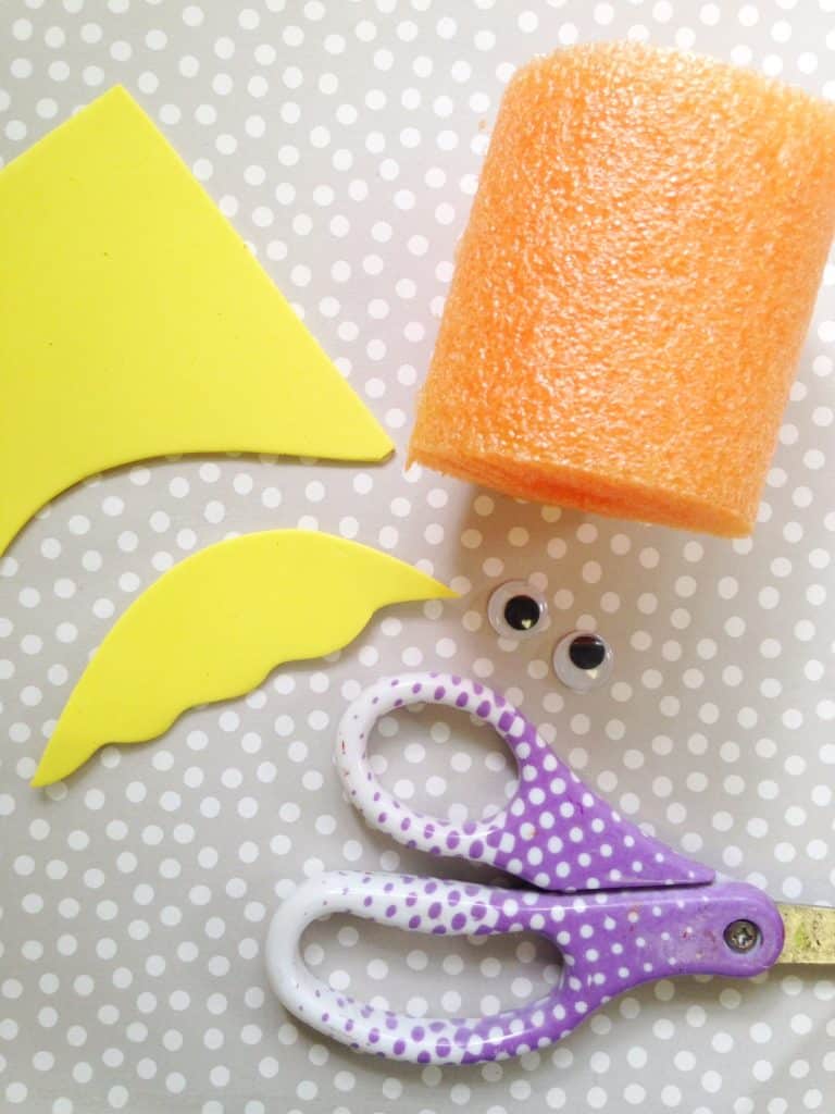 Dr Seuss the Lorax Pool Noodle Kids Craft