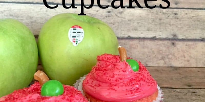 Back to School Apple Cupcakes