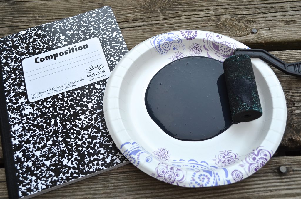 DIY Back to School Fashion Customized Chalkboard Notebook