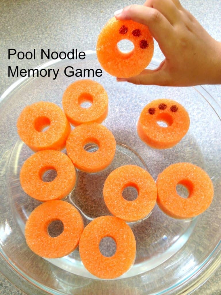 Pool Noodle Game - Memory Game for Kids