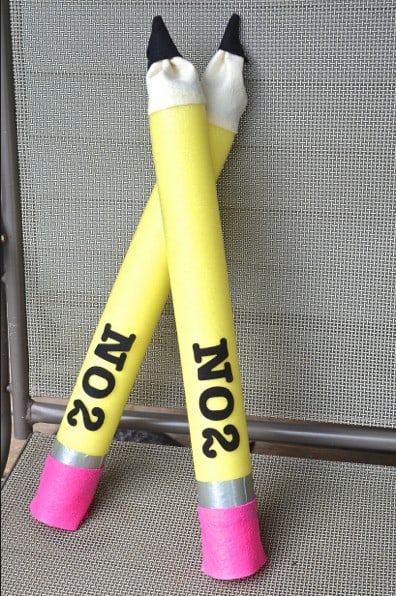 Pencil Pool Noodle classroom Decor craft