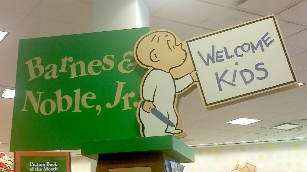 kids corner at Barnes & Noble