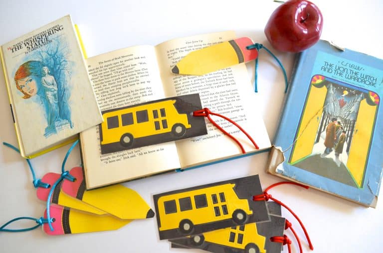 Bookmark – Back to School Bus & Pencil Bookmarks Tutorial