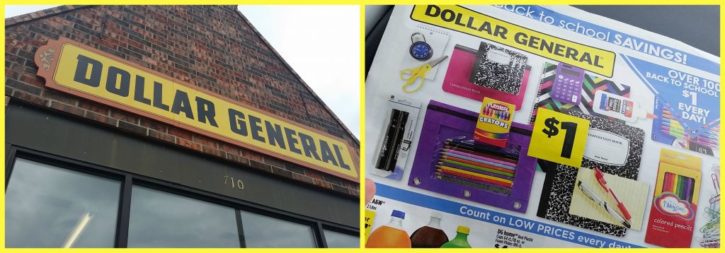 Dollar General Collage