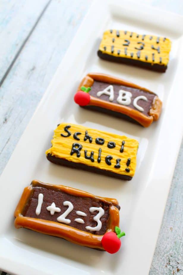 back to school brownies themed